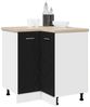 vidaXL Hängeschrank Schwarz Eichen-Optik 75,5 x 75,5 x 80,5 cm 863287 Bild 3