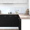 vidaXL Hängeschrank Schwarz Eichen-Optik 75,5 x 75,5 x 80,5 cm 863287 Bild 4