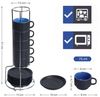 MiaMio Espressotasse Espressotassen Set Le Papillon Kollektion (6 x 75ml) Bild 3