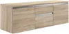 Vente-unique - JIMENA Waschbeckenmöbel Holz, Platte Beige - B 50 cm x H 46 cm x L 150 cm Bild 3