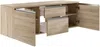Vente-unique - JIMENA Waschbeckenmöbel Holz, Platte Beige - B 50 cm x H 46 cm x L 150 cm Bild 4