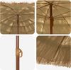 Strandparasol, Gartenschirm, Sonnenschirm Natur 255 x 255 x 255 cm Polyester und Stahl Bild 4