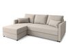 AX LIVING Sofa Klein mit Schlaffunktion Dolceo L Ecksofa L Beige 226cm Bild 2