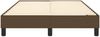 vidaXL Polsterbett, Stoff, 25,0 cm, Dunkelbraun, 120x200 cm, mit Lattenrost, Schwarz Bild 5