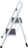 Raburg Klapptritt Step, Klapptritt-Leiter, 2 oder 3 Stufen, Weiß, TÜV/GS geprüft, Stahl, Lock-Klappsperre, rutschhemmende Oberfläche, Füße mit Solid-Grip Bild 3