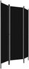 vidaXL 3-tlg. Raumteiler Schwarz 150x180 cm 320718 Bild 3