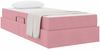 vidaXL Aufbewahrungsbett mit Matratze Rosa 90 x 200 cm Samt 3399699 Bild 3