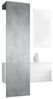 Vladon Garderobe Carlton Set 2, Garderobenset bestehend aus 1 Garderobenpaneel, 1 Schubkastenschrank und 1 Wandspiegel, Weiß matt/Beton Oxid Optik (105 x 193 x 35 cm) Bild 4