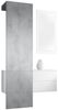 Vladon Garderobe Carlton Set 2, Garderobenset bestehend aus 1 Garderobenpaneel, 1 Schubkastenschrank und 1 Wandspiegel, Weiß matt/Beton Oxid Optik (105 x 193 x 35 cm) Bild 5