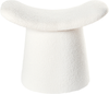 Pouf Getuftet RIDDLE Bouclé Cremeweiß Bild 4