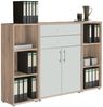 moebel-dich-auf Aktenschrank TABOR 13 (Büroschrank Ordnerregal, Metallgriffe) Made in Germany Bild 1