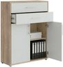 moebel-dich-auf Aktenschrank TABOR 13 (Büroschrank Ordnerregal, Metallgriffe) Made in Germany Bild 3