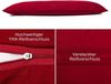 livessa Bettwäsche 135x200 Baumwolle 2teilig - Bettwäsche/Kinderbettwäsche mit Reißverschluss:Bettbezug cm + Kissenbezug 40x80, Oeko-Tex Zertifiziert, %100 Jersey(140 g/qm), Kirschrot Bild 3