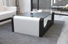 Design Wohnzimmertisch Wave – Modern & Elegant - Kunstleder - Weiß-Schwarz Bild 4