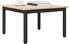 vidaXL Couchtisch Natur 60 x 60 x 36 cm Massives Kiefernholz 892759 Bild 3