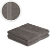 Duschtuch 2er Set 70 x 140 cm Anthrazit Bild 2