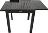 DEGAMO Gartentisch ALCUDIA, ausziehbar 70/140x70cm, Aluminium wetterfest, anthrazit Bild 2