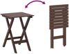 vidaXL Schaukelstühle 2 Stk. mit Klapptisch Braun Massivholz Pappel 3281591 Bild 5