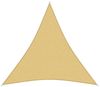 sunprotect 12015 Professional Sonnensegel, 3 x 3 x 3 m, Dreieck, wind- & wasserdurchlässig, beige Bild 3