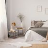 Relaxdays Satztisch 2er Set Holzoptik & Metall Bild 3