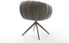 Drehstuhl Jada-Flex Bouclé Soft Schlamm Kreuzgestell breit Effektfinish Titan 360° drehbar Wippfunktion Taschenfederkern Bild 5