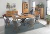 Sideboard >Tom-I< in Wildeiche / schwarz aus Teilmassiv - 158x82x40cm (BxHxT) Bild 3