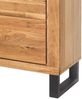 Sideboard >Tom-I< in Wildeiche / schwarz aus Teilmassiv - 158x82x40cm (BxHxT) Bild 2