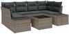 vidaXL Gartensofa-set mit Kissen mit Speicher 8 pcs Grau Poly-Rattan 3355628 Bild 2