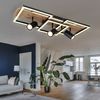LED Deckenstrahler, Metall Holz, schwarz, 3-flammig, L 72 cm Bild 4
