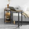 SoBuy FWT83-PF Couchtisch, Spanplatte, PVC-Furnier, Braun, 80 x 69 x 30 cm Bild 4