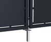 vidaXL Gartentor aus Stahl 300 x 100 cm Anthrazit 144524 Bild 4