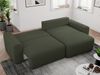 MKS Meble 'Nelson' Ecksofa mit Schlaffunktion und Bettkasten, L-form, Grün, Boucle Bild 3
