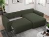 MKS Meble 'Nelson' Ecksofa mit Schlaffunktion und Bettkasten, L-form, Grün, Boucle Bild 4