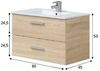 Waschtisch-Set >ECO KIT< in Canadian Eiche - 80x50x45 (BxHxT) Bild 5