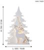 Star Trading 650-15 Weihnachtsdekoration DEKOBAUM GRANDY LED 36X0,06W Holz, Stahl weiss L:50cm B:11cm H:70cm IP44 Bild 3