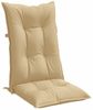 vidaXL Hochlehner-Auflagen 6 Stk. Melange Beige 120x50x7 cm Stoff 4002357 Bild 5