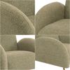 Lounge-Sessel HWC-N69, Cocktailsessel Sessel, Retro Nosagfederung Stoff/Textil Chenille ~ hellgrün Bild 5