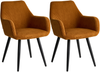 Esszimmerstuhl 2er Set MORI Cord Orange Bild 4