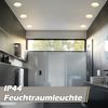ZMH 5er LED Einbaustrahler Einbauleuchten Badezimmer - 3000K Warmweiß Badlampe Deckenspots Einbauspots 5W IP44 LED Badleuchte Deckeneinbaustrahler für Wohnzimmer Küche Flur Büro Esszimmer Bild 3