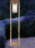 Außenleuchte, Stehlampe, ALU, Holzoptik, H 80 cm Bild 2