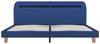 vidaXL Bettgestell mit LED Blau Stoff 160x200 cm, Mit Beleuchtung [280904] Bild 3