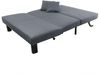 Faltsofa Kalomira Bezug Flachgewebe Metall schwarz / denim 21494 Bild 2