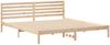 vidaXL Bettrahmen mit Kopfteil Braun 200 x 220 cm Massives Kiefernholz 872341 Bild 4