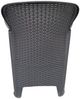 Progarden Gartensessel Gartenstuhl Kunststoff Kissen 2 Tlg. Set (2-St), 2er Set, Rattan-Optik, Gartenstuhl, Kunststoff Bild 3