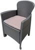 Progarden Gartensessel Gartenstuhl Kunststoff Kissen 2 Tlg. Set (2-St), 2er Set, Rattan-Optik, Gartenstuhl, Kunststoff Bild 2