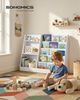 SONGMICS Kinderzimmerregal mit 5 Ebenen, Montessori Bücherregal, Spielzeugregal für Leseecke, 30 x 103,6 x 80 cm, weiß Bild 2