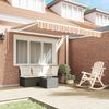vidaXL Einziehbare Markise Mehrfarbig 350 x 250 cm 3330293 Bild 3