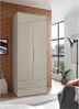 Kleiderschrank self Jenna, Holzwerkstoff, Beige, 84 x 208 x 57 cm Bild 3