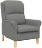 vidaXL Sessel Dunkelgrau 76 x 94 x 102 cm Mikrofaser 42009872 Bild 2