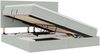 vidaXL LED-Speicherbett mit Matratze Hellgrau 200 x 200 cm Samt 3372627 Bild 2